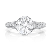 Neil Lane Couture Design Old European Cut Diamond, Platinum Ring
