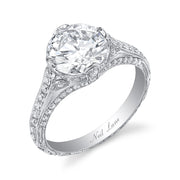 Neil Lane Couture Old European Cut Diamond, Platinum Ring