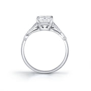 Vintage "Emerald Cut" Diamond, Platinum Ring