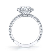 Neil Lane Couture Design Round Diamond, Platinum Engagement Ring