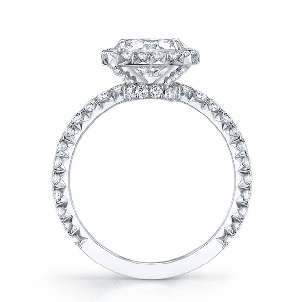 Neil Lane Couture Design Round Diamond, Platinum Engagement Ring
