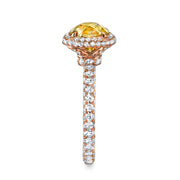 Neil Lane Couture Design Fancy Color Old Mine Brilliant-Cut Diamond, 18K Rose Gold Ring