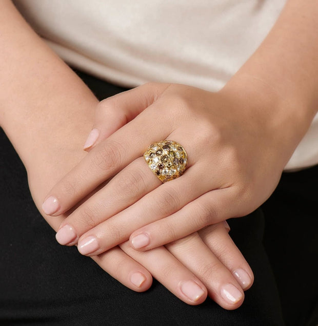 Neil Lane Couture Colorful Diamond, Yellow Gold Ring