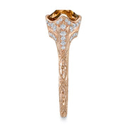 Neil Lane Couture Fancy Color Old Mine Brilliant-Cut Diamond, 18K Rose Gold Ring