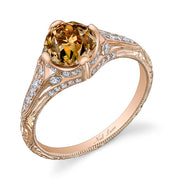 Neil Lane Couture Design Fancy Color Old Mine Brilliant-Cut Diamond, 18K Rose Gold Ring