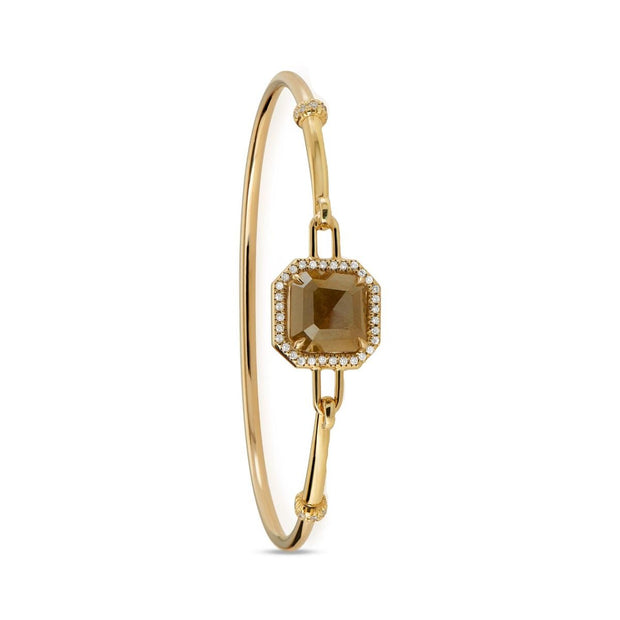Neil Lane Couture Design Diamond & 18K Yellow Gold Bangle Bracelet