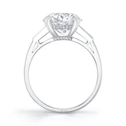 Neil Lane Couture "Round Brilliant" Diamond, Platinum Ring