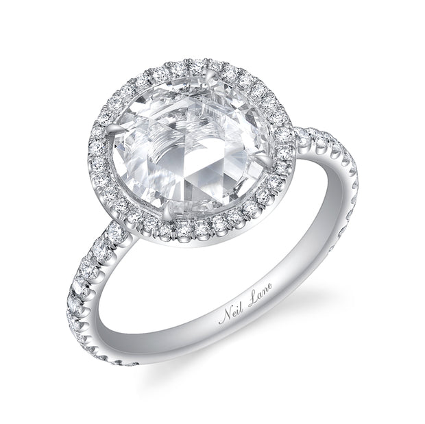Neil Lane Couture Design Rose-Cut Diamond, Platinum Ring