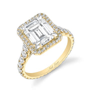 Neil Lane Emerald-Cut Diamond, 18K Yellow Gold Ring