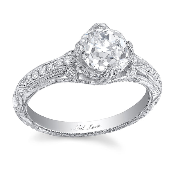 Tiffany & Co. Platinum Princess Cut Diamond Engagement Ring Size 6.25 -  $2,850.00 at El Palacio Jewelry Shop