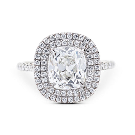 Neil Lane Couture Cushion-Cut Diamond, Platinum Engagement Ring