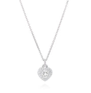 Neil Lane Couture Diamond Pave Heart, Platinum Pendant