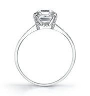 Art Deco "Emerald-Cut" Diamond, Platinum Ring, Dreicer & Co.