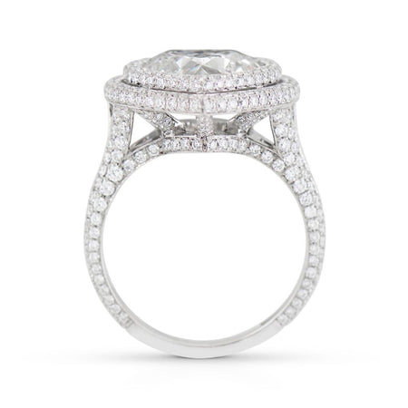 Neil Lane Couture Design Heart Shaped Diamond, Platinum Engagement Ring