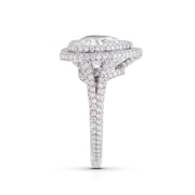 Neil Lane Couture Design Heart Shaped Diamond, Platinum Engagement Ring