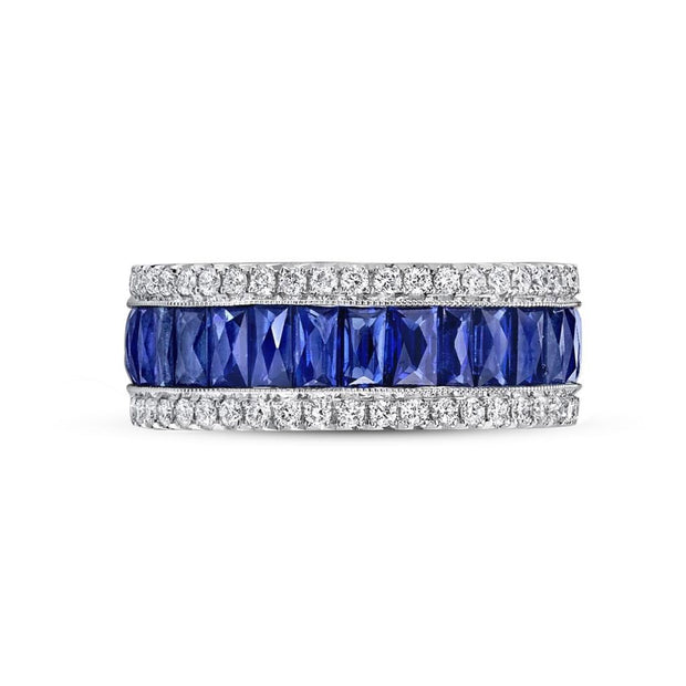 Neil Lane Couture Sapphire, Diamond, Platinum Eternity Band