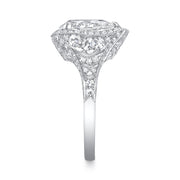 Neil Lane Couture Design Pear Modified Brilliant-Cut Diamond, Platinum Ring