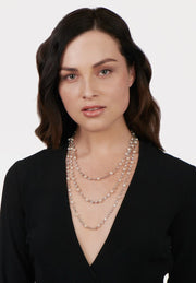 Neil Lane Couture Diamond And Pearl, Platinum Necklace