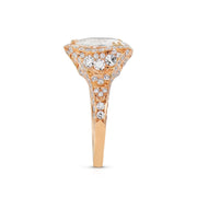 Neil Lane Couture Design Pear-Shaped Diamond, 18K Rose Gold Engagement Ring