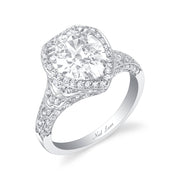 Neil Lane Couture Design Pear Brilliant-Cut Diamond, Platinum Ring