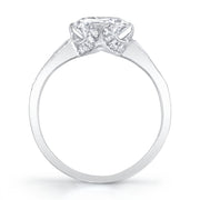 Art Deco "Marquise Modified Brilliant" Diamond, Platinum Ring