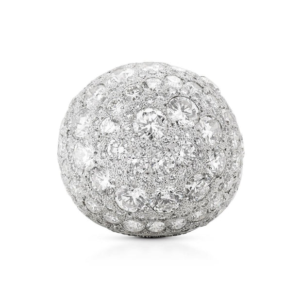Neil Lane Couture Design Diamond & Platinum Dome Ring