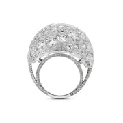 Neil Lane Couture Design Diamond & Platinum Dome Ring