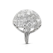 Neil Lane Couture Design Diamond & Platinum Dome Ring