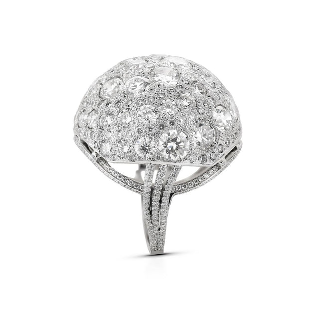 Neil Lane Couture Design Diamond & Platinum Dome Ring