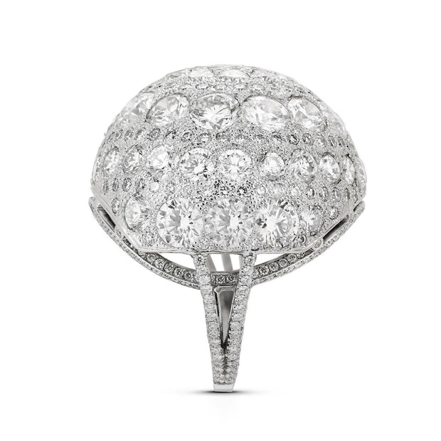 Neil Lane Couture Design Diamond & Platinum Dome Ring
