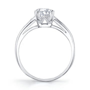 Vintage Old European-Cut Diamond, Platinum Ring