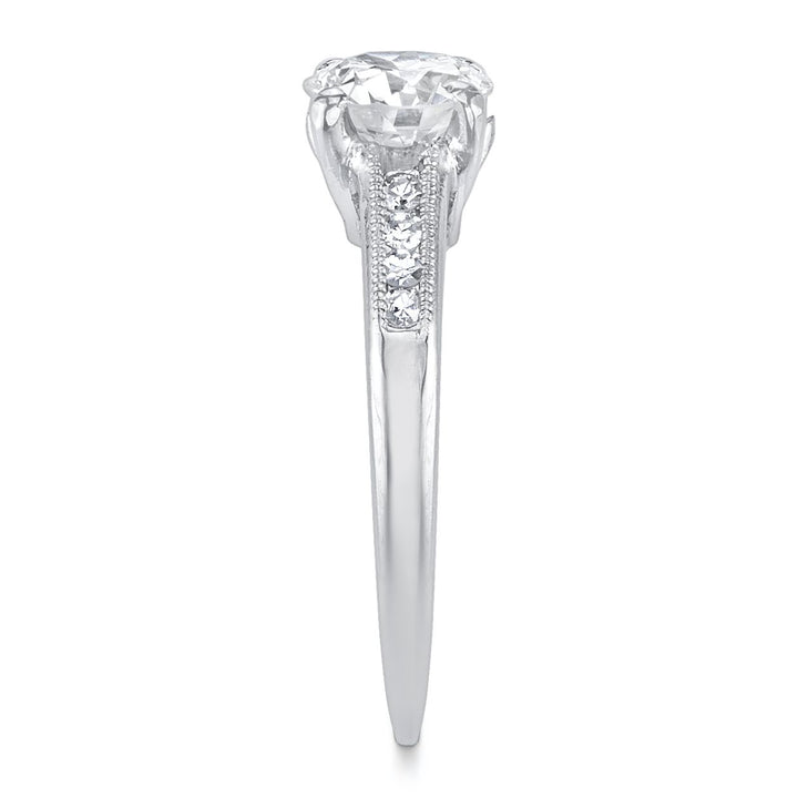 Vintage Old European-Cut Diamond, Platinum Ring