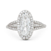 Neil Lane Design Moval-Shaped Diamond, Platinum Engagement Ring