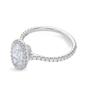 Neil Lane Design Moval Diamond, Platinum Engagement Ring