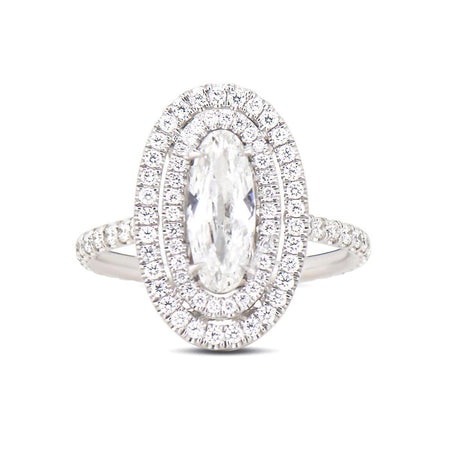 Neil Lane Couture Moval Diamond, Platinum Engagement Ring