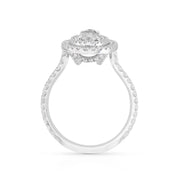 Neil Lane Couture Design Moval Diamond, Platinum Engagement Ring