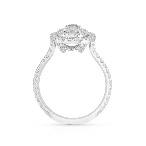 Neil Lane Couture Design Moval Diamond, Platinum Engagement Ring