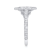 Neil Lane Couture Design "Oval Brilliant" Platinum Ring
