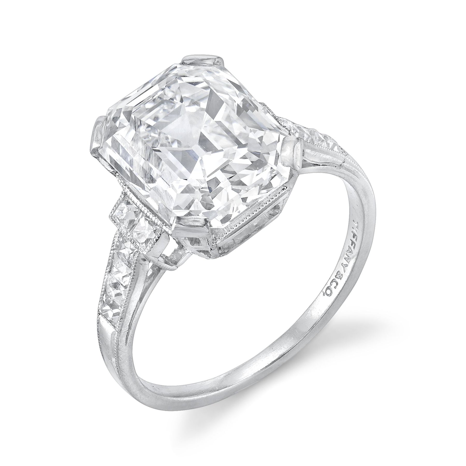 Tiffany & Co Lucida Platinum Diamond Engagement Ring 0.48 CTS I VVS1 | QD  Jewelry