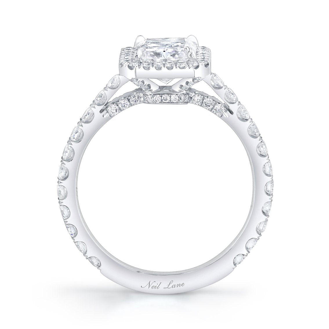 Neil Lane Couture Radiant Diamond And Single Halo Engagement Ring