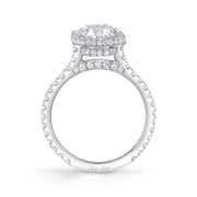 Neil Lane Couture Emerald Diamond & Double Contour Halo, Engagement Ring