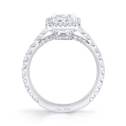 Neil Lane Couture Radiant Diamond, Platinum Engagement Ring