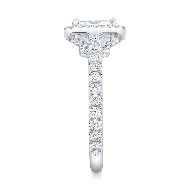 Neil Lane Couture Radiant Diamond, Platinum Engagement Ring