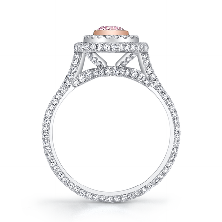 Neil Lane Couture Design Light Pink Diamond, Platinum Ring