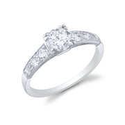 Art Deco Diamond, Platinum Ring