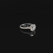 Neil Lane Couture 3 sided Pave & Round Diamond Ring